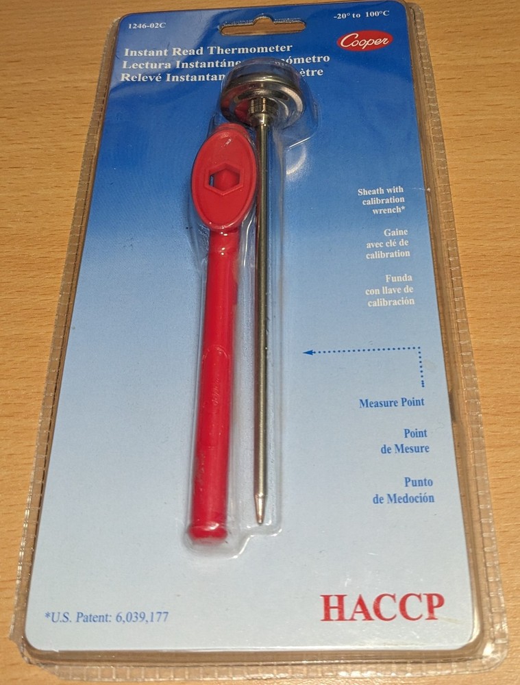 COOPER THERMOMETER 1246-02C #CT220