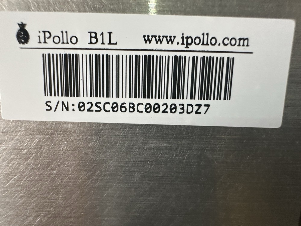 New iPollo B1L Bitcoin Miner Server, CryptoCurrency
