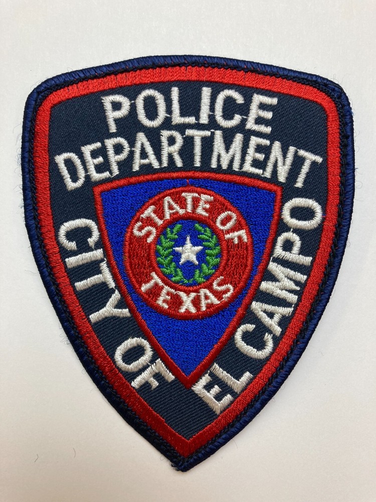 El Campo Texas Police Shoulder Patch TX Wharton County