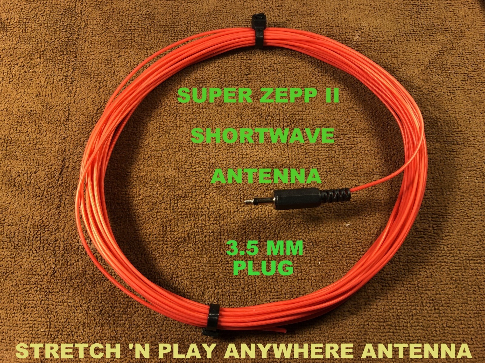 Super Zepp II Shortwave , MW & FM Antenna! Great for Grundig Sangean Realistic&