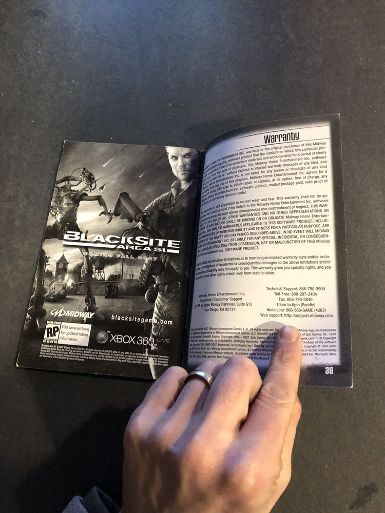 john woo stranglehold xbox 360 Manual Only