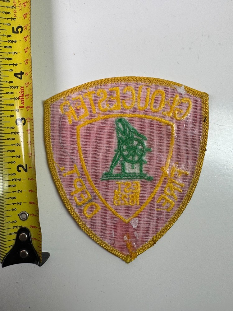 Gloucester Fire Massachusetts MA Rescue Patch O9