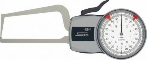 SPI Oditest dial caliper gage 20-586-4, mechanical, 0.0 to 2.0" measuring