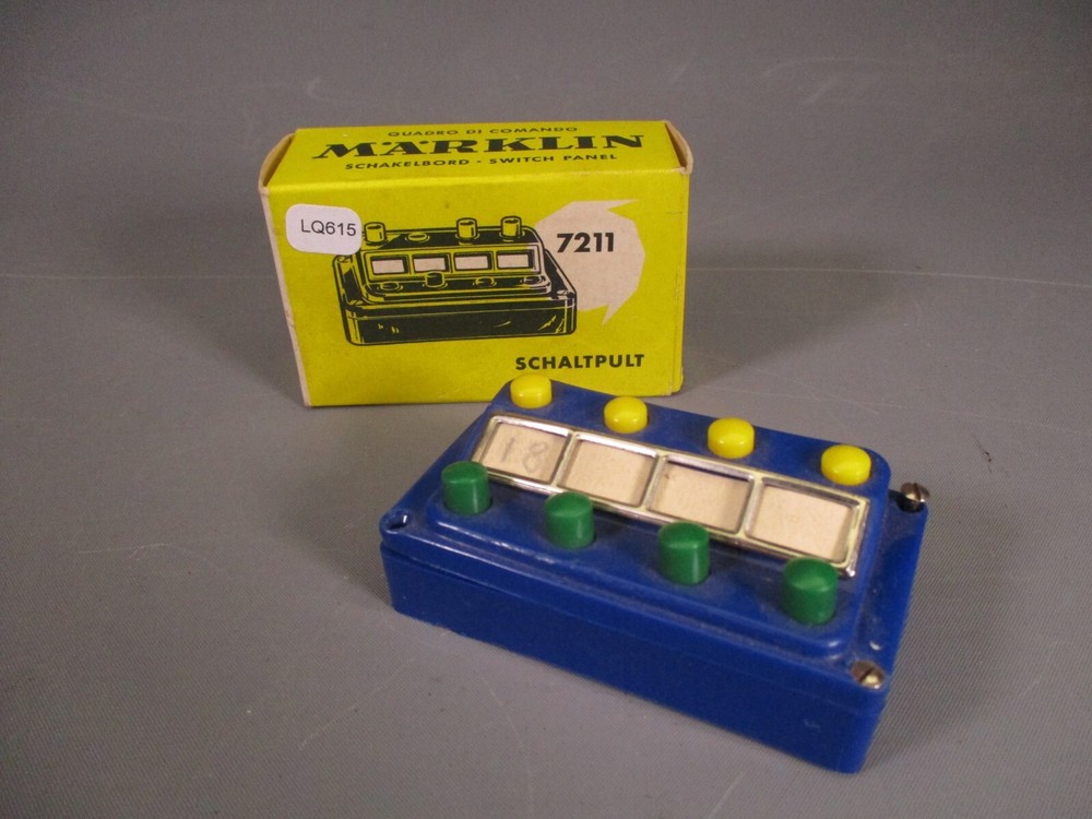 LQ615 MARKLIN 7211 HO TRAIN 1/87 CONTROL PANEL SWITCH PANEL SWITCH PANEL SWITCHBOARD
