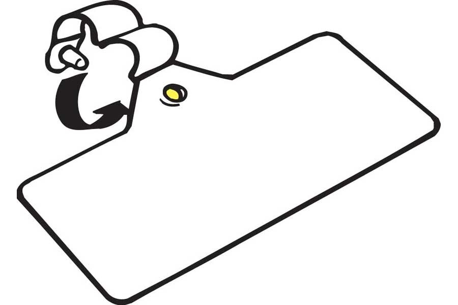 Label Holder -Plastic Clip-on Tag Holder  3" x 1.25" FOR Wire Rack & Basket Tags