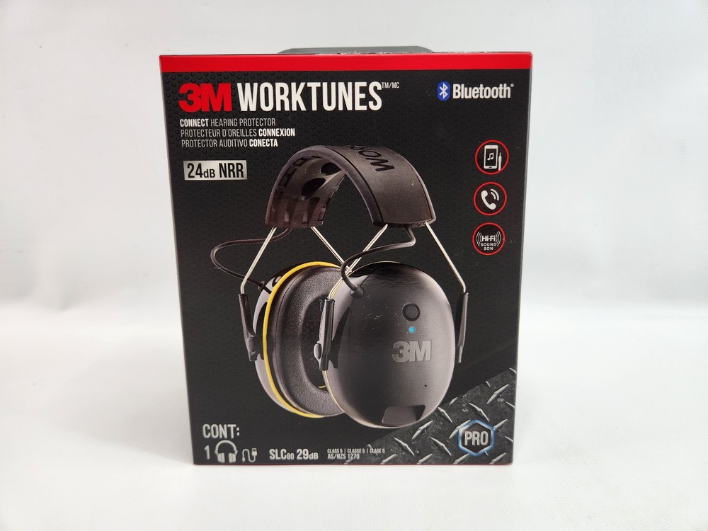 3M Worktunes Wireless Hearing Protector Bluetooth Earmuffs  - 90543H1-DC-PS