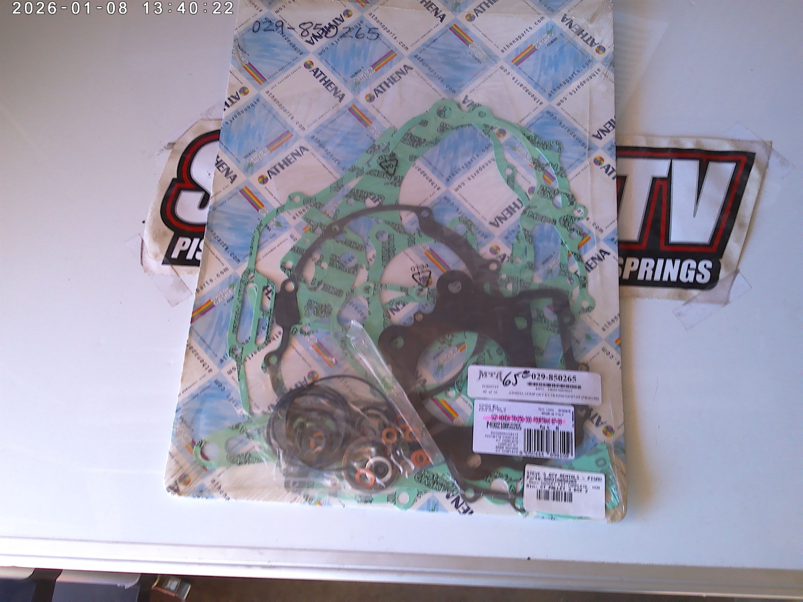 NOS ATHENA 400210850265 GASKET KIT, COMPLETE TRX250 / TRX300 FOURTRAX