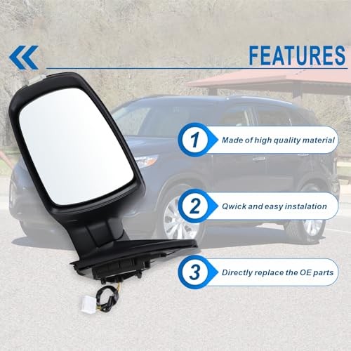 eft Driver Side Mirror Compatible With 2011 2012 2013 2014 2015 Kia Sorento L