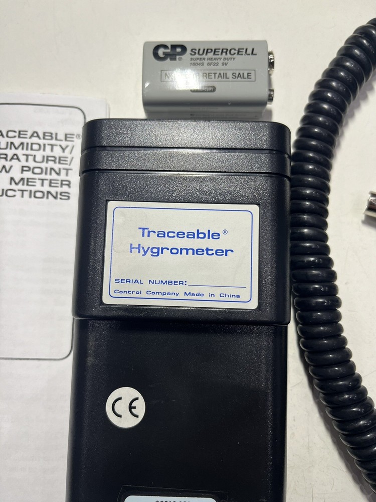 Traceable Hygrometer Thermometer with Memory and Probe by VWR