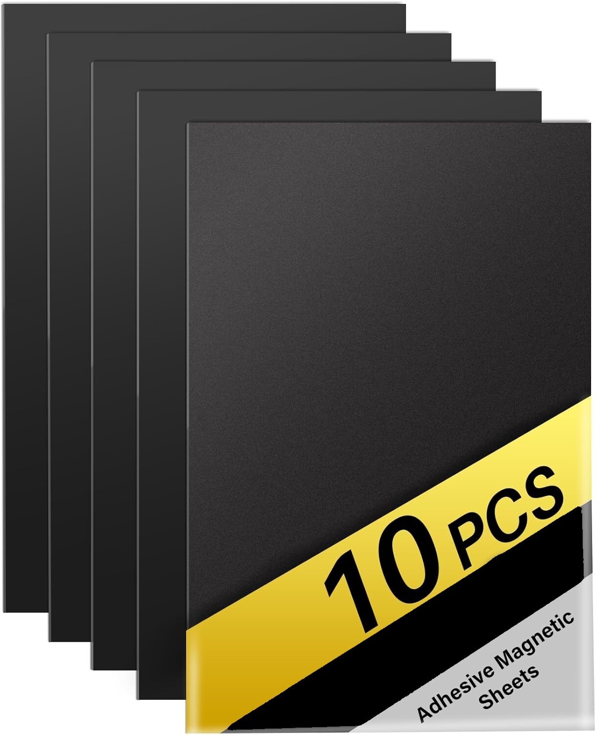 New Magnetic Adhesive Sheets -  Self-Adhesive Magnetic Paper Magnet Sheet, 10PSC