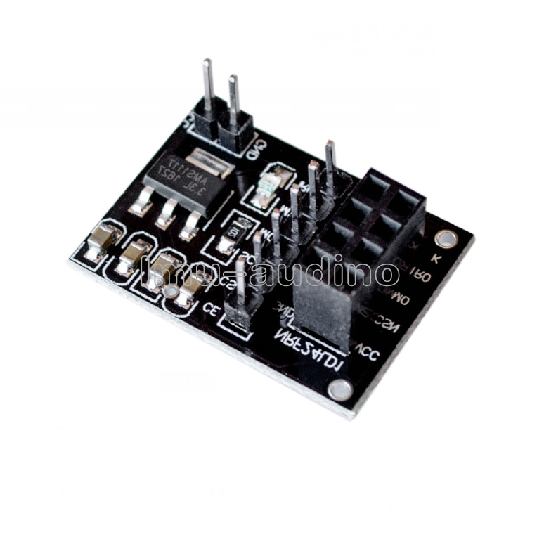 NRF24L01+ 2.4GHz RF Wireless Transceiver Module + 8Pin Socket Adapter Board