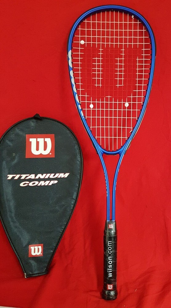 Wilson Composite Squash Racket with Cover – Lightly Used, High Performance