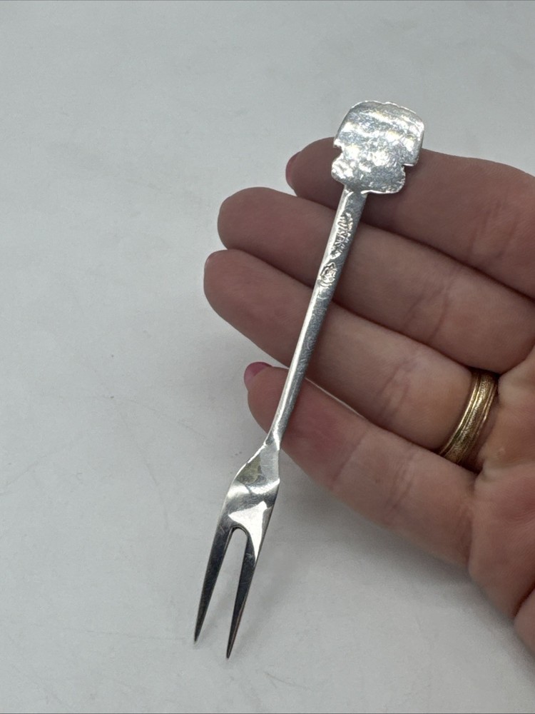 Vintage Mexico & Trival Mask Design Fork