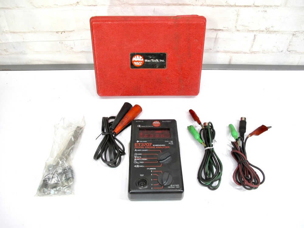 Mac Tools ET3707 Digital Engine Analyzer with Leads, Used