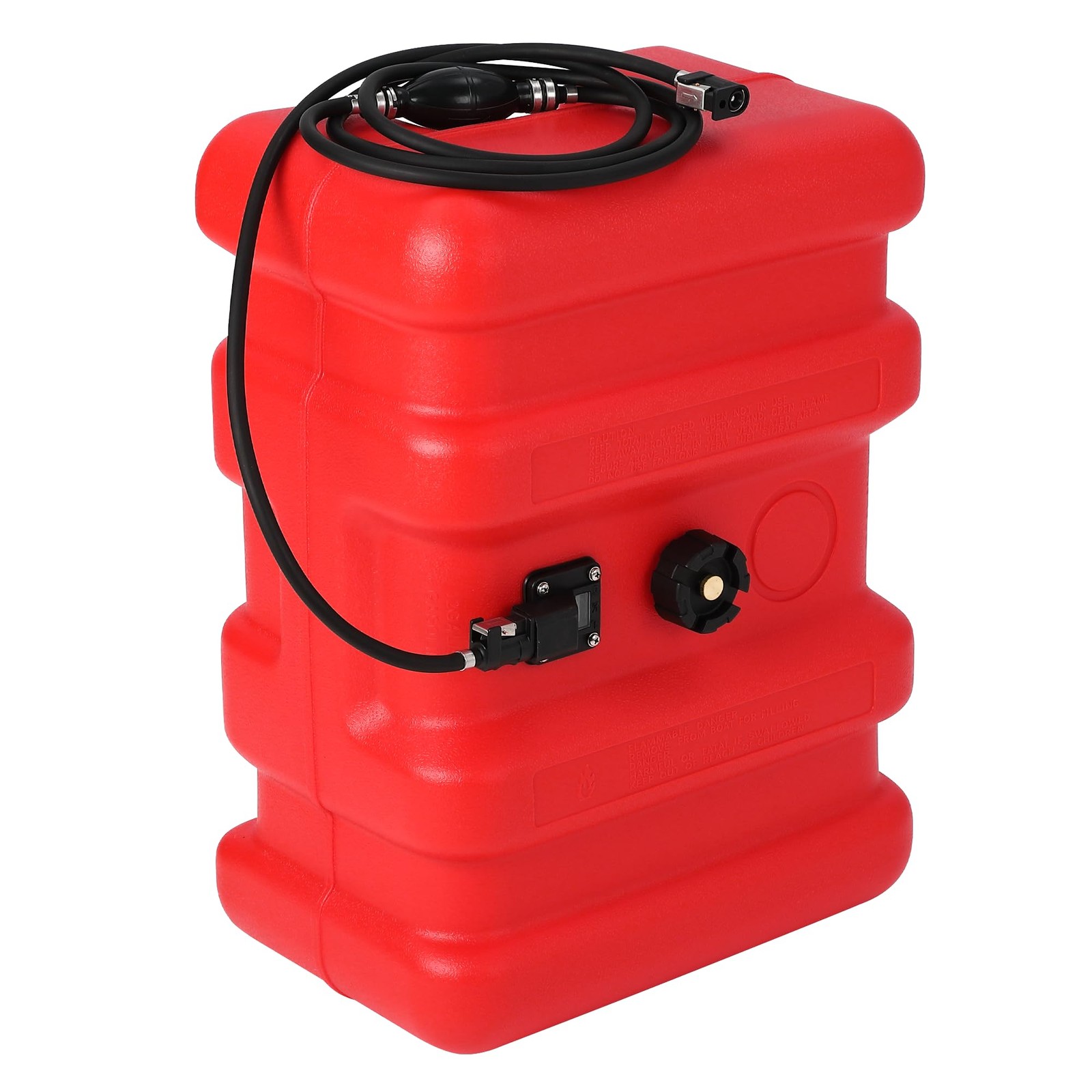 14 Gallon 55L Portable Marine Fuel Tank Outboard Boat Motor Gas Tank with Hose