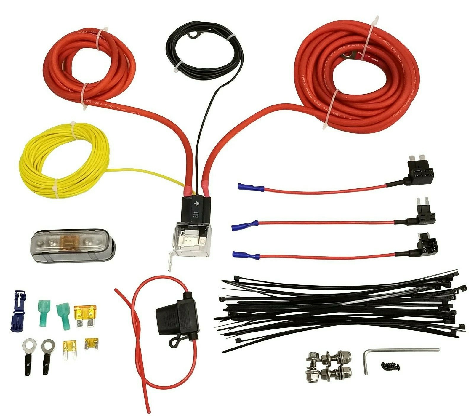 airmaxxx Single Compressor Wire Kit Air Ride Suspension Install Kit Fits Viair