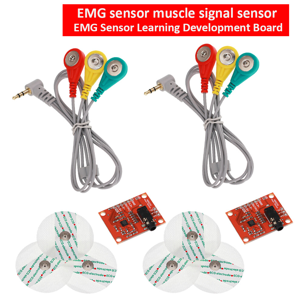 2 Sets Muscle Signal Sensor EMG Sensor for
