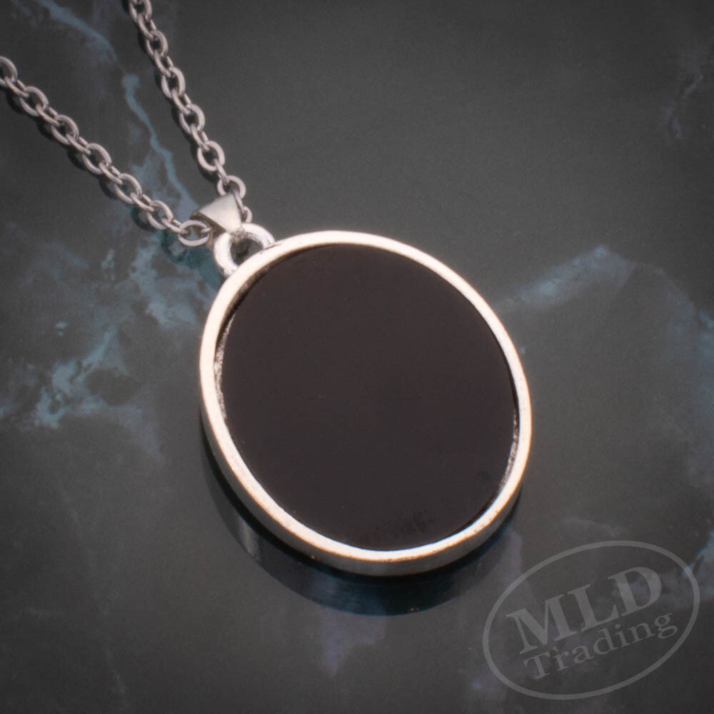 Saint St Michael Pendant Necklace, Religious Protector Medal, Alloy, 18" Chain