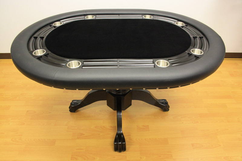 Luxury MRC Poker Table MINI MONARCH Black Solid Wood Legs Plus Dining Table Top