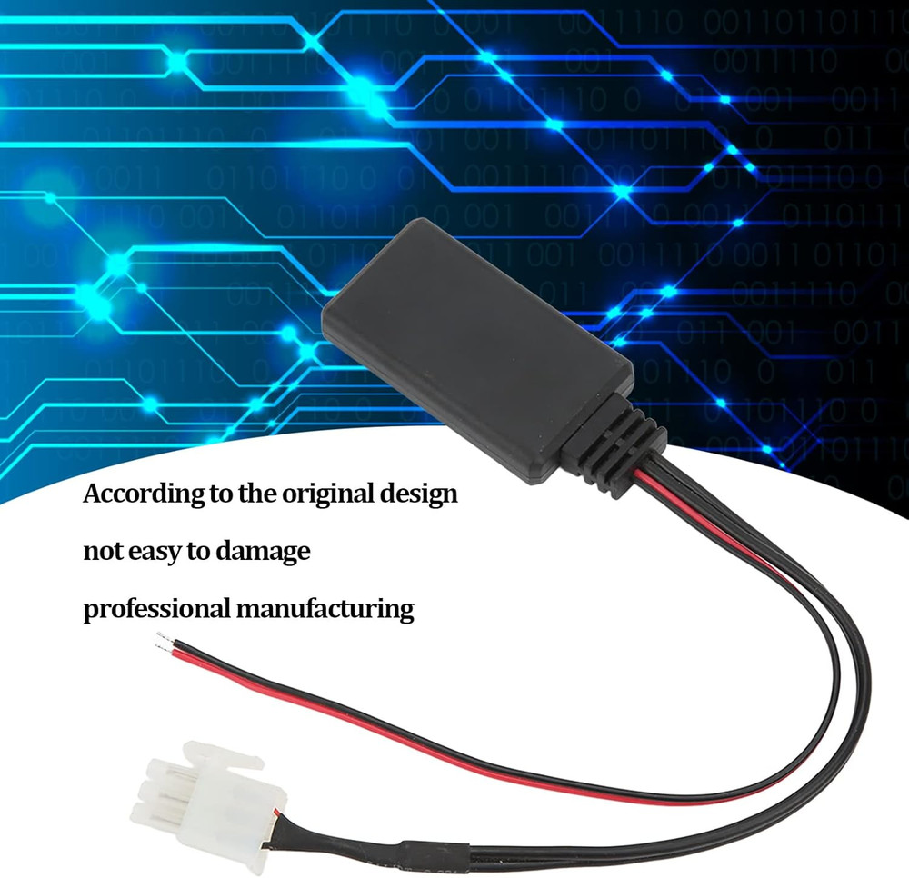 Bluetooth 5.0 AUX in Cable 3 Car Stereo Music Adapter Replacement for GL1800