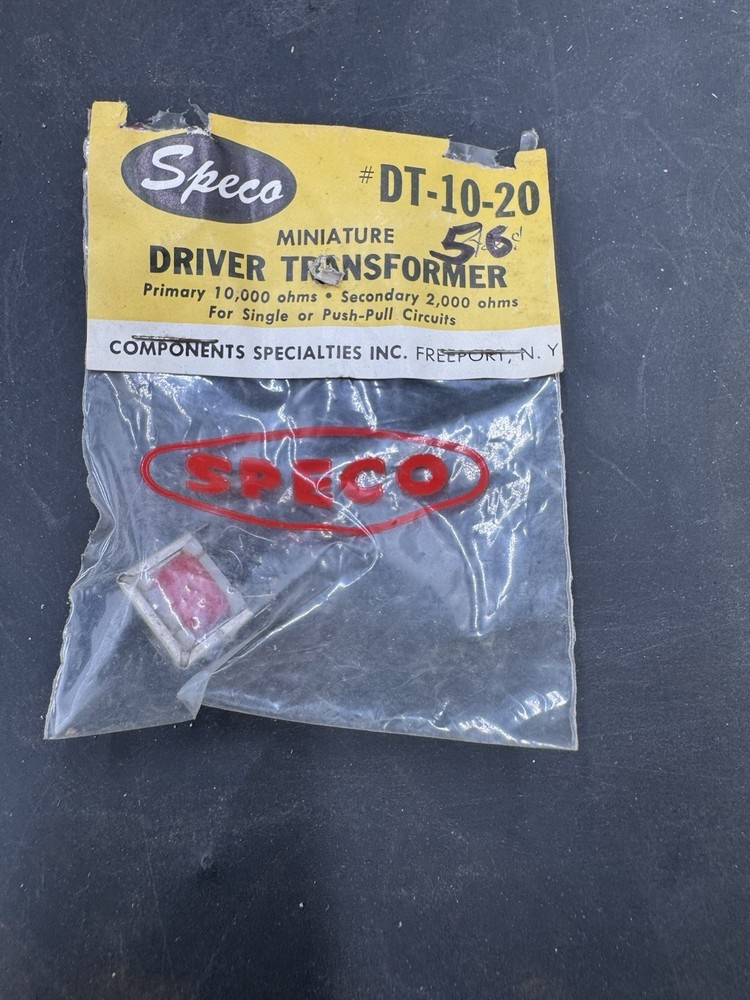 Speco DT-10-20 Miniature Output Transformer
