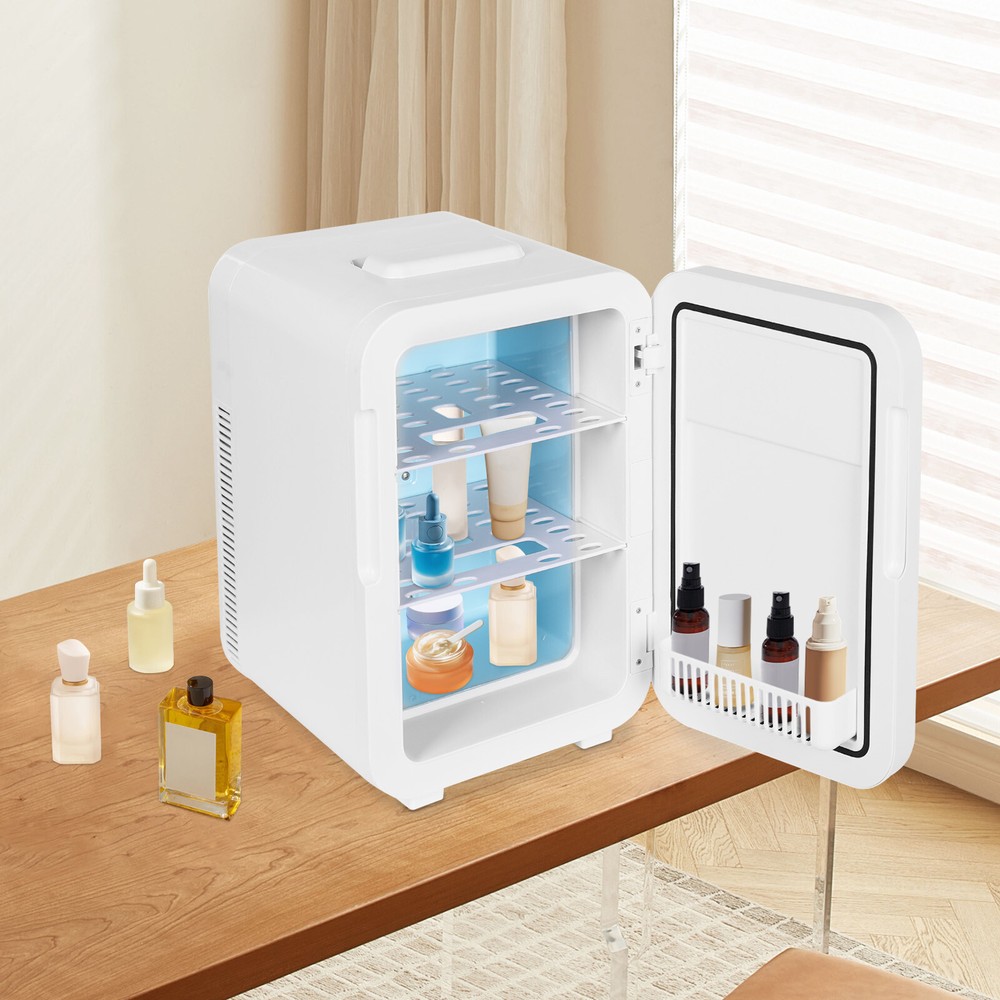 20L Multifunctional Mini Fridge Semiconductor Refrigeration Fridge Countertop US
