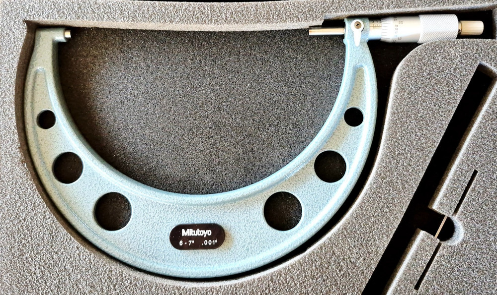 Mitutoyo 103-183 Micrometer 6-7" .001" With Case