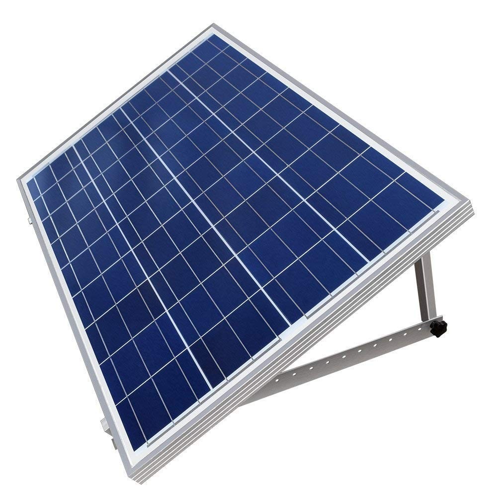 Renogy 28" Adjustable Solar Panel Mount Brackets Foldable Tilt Legs Flat Surface
