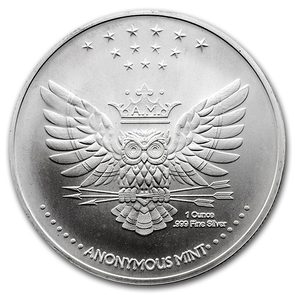1 oz Silver Round - Memento Mori (Anonymous Mint)
