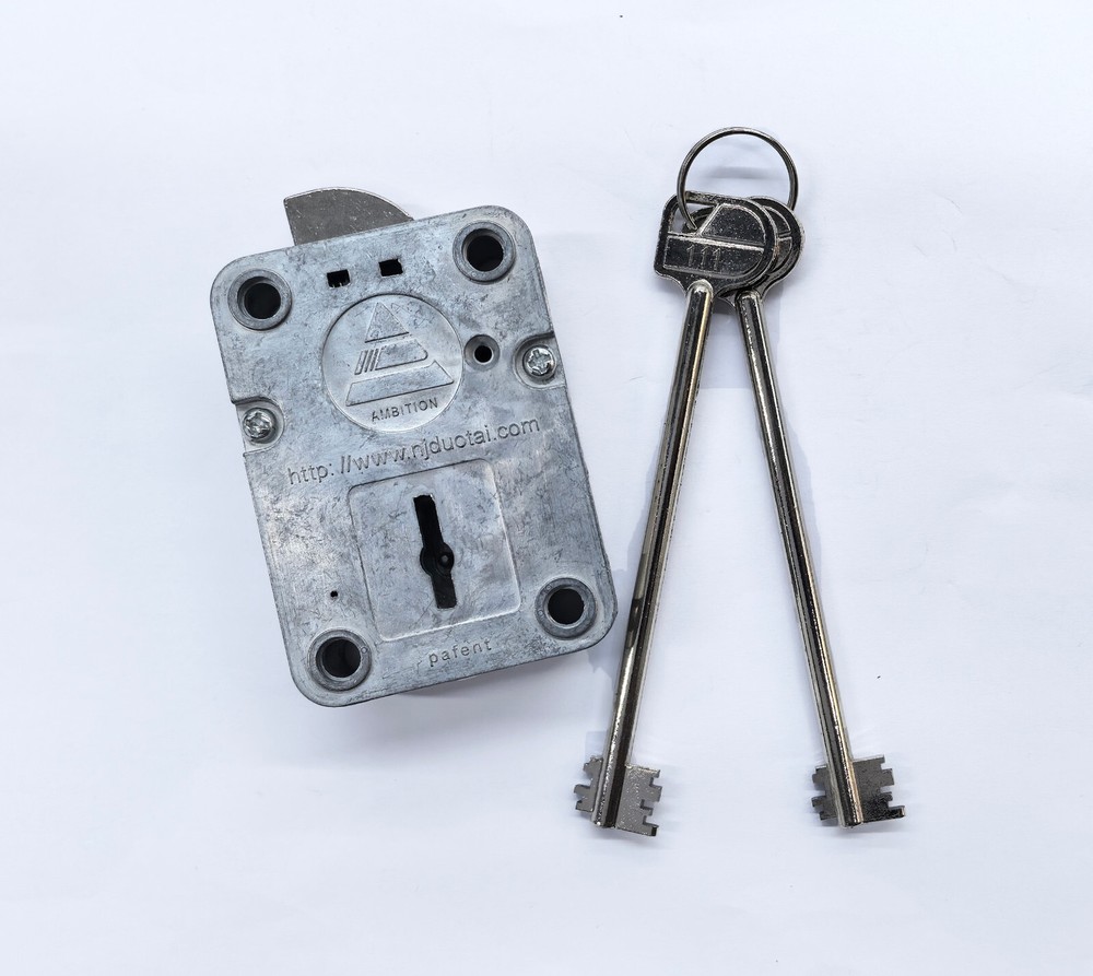 Fingerprint Safe Lock Electronic Safe Lock Right Hand Swing Bolt Lock 2 Keys