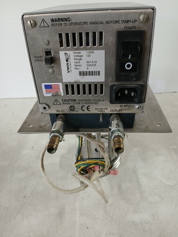 VWR 1150S REFRIGERATED CIRCULATOR WATER BATH Pump