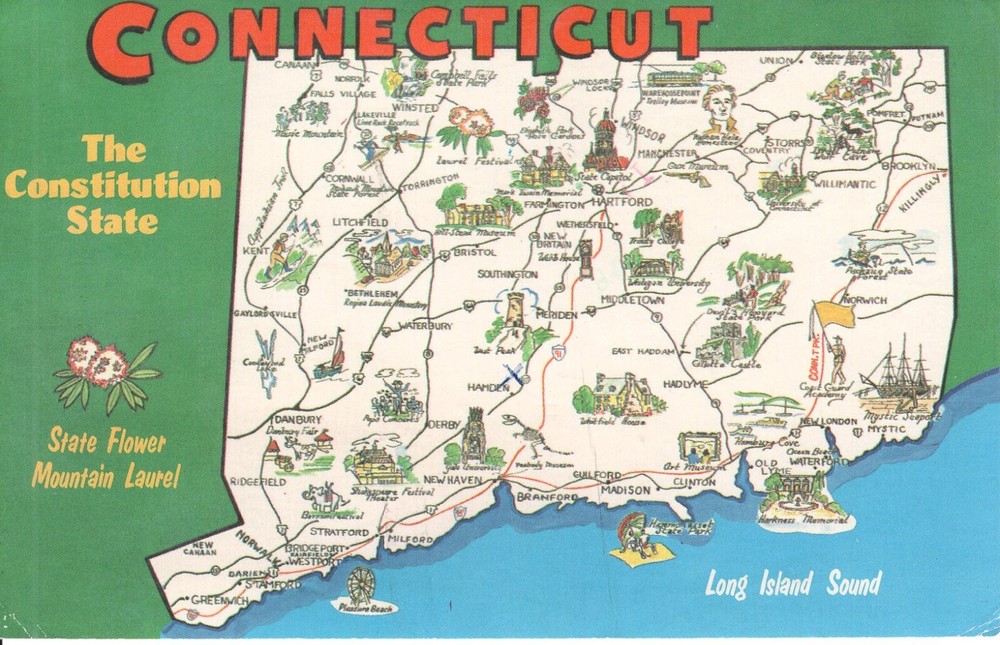CONNECTICUT, THE CONSTITUTION STATE - PC1302