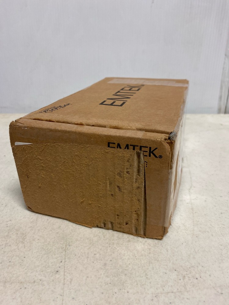 Emtek 8121PUS19 Flat Black Providence Door Knob Set with Rectangular Rose