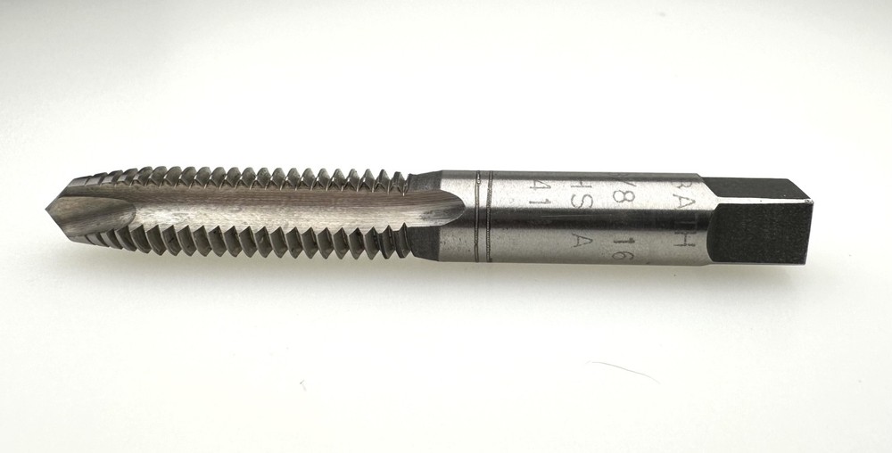 Bath 3/8"-16 spiral thread tap #411 NOS