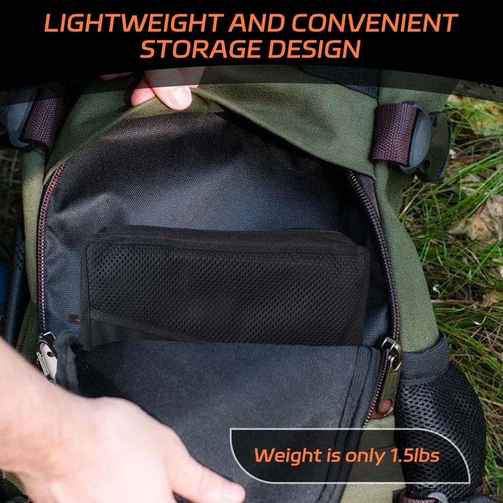 Portable Pocket Stool Seating,Ultralight Foldable Camp Stool with Compact Car...