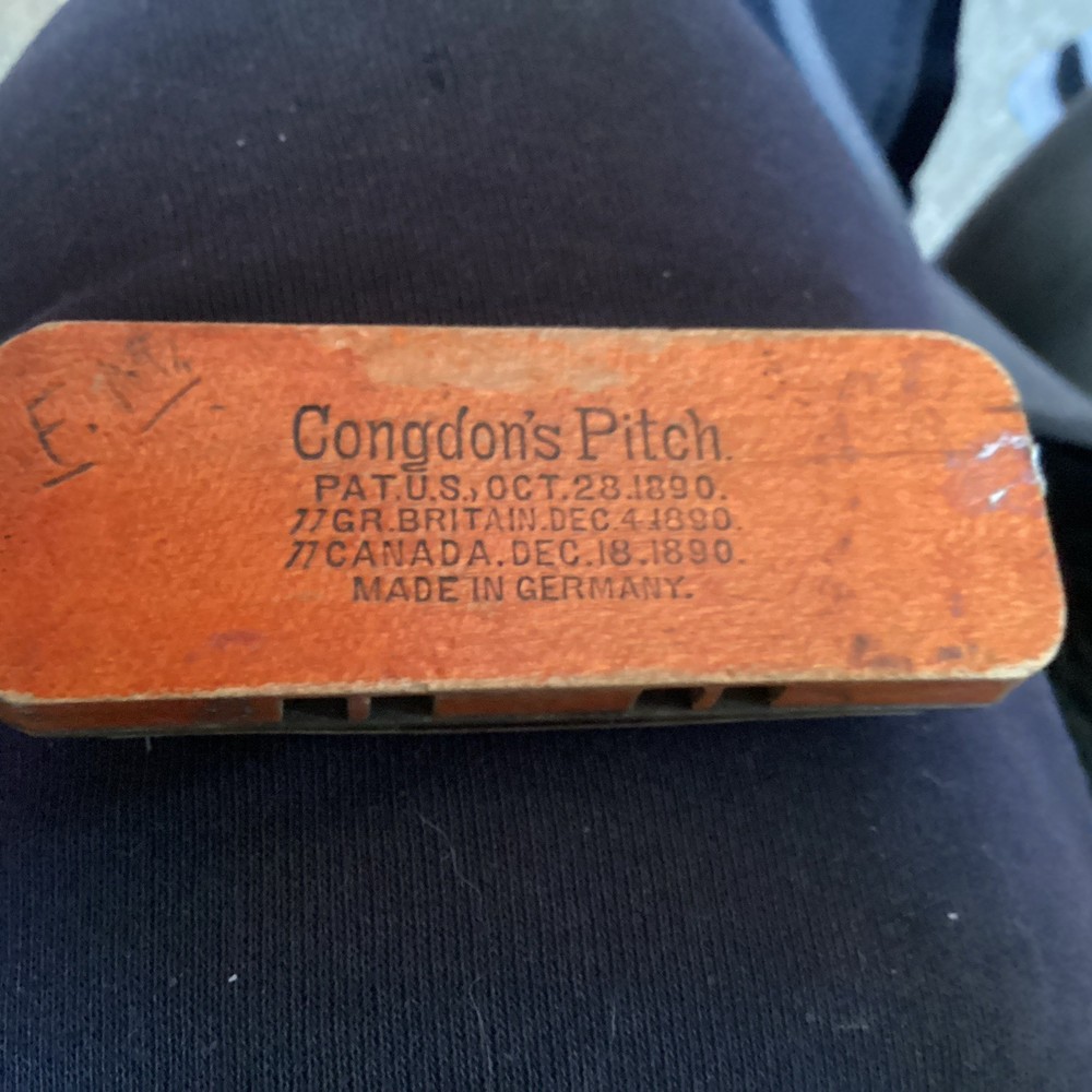 1890's Congdon's Pitch Harmonica***Pipe*** Germany Damaged