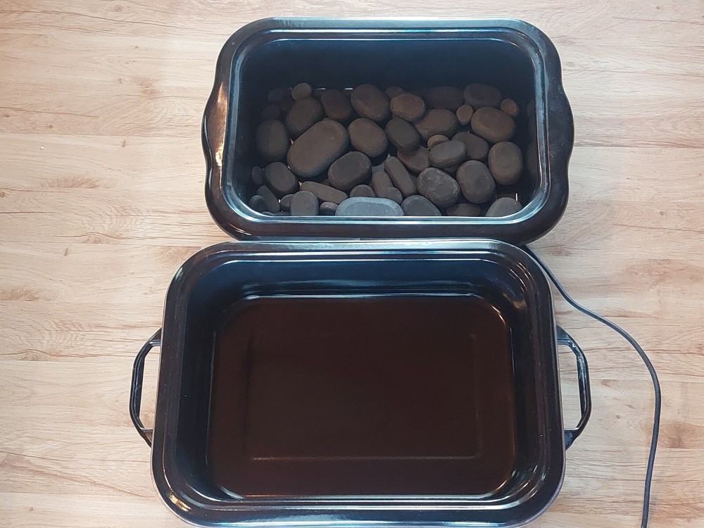 hot stone massage kit (read description)