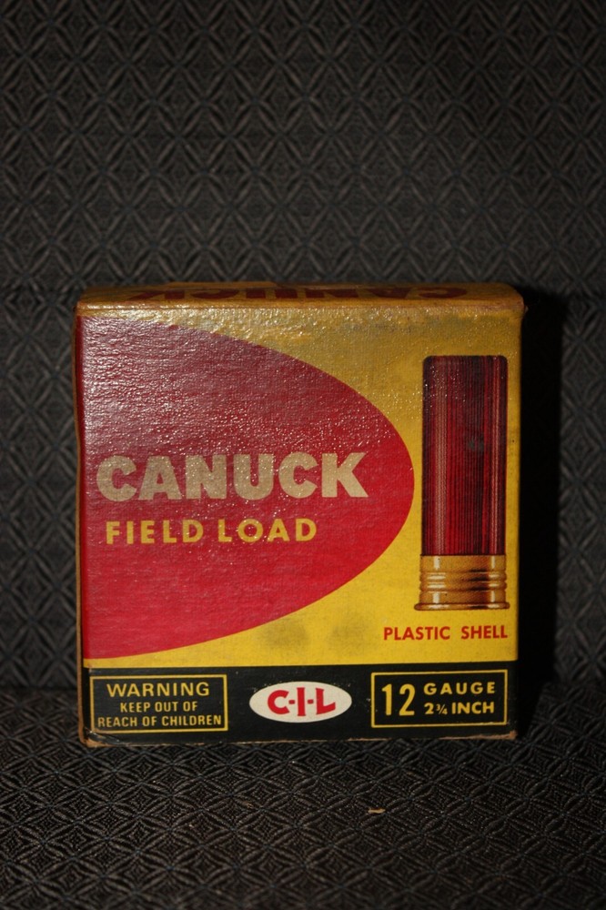 canuck shotgun shells box