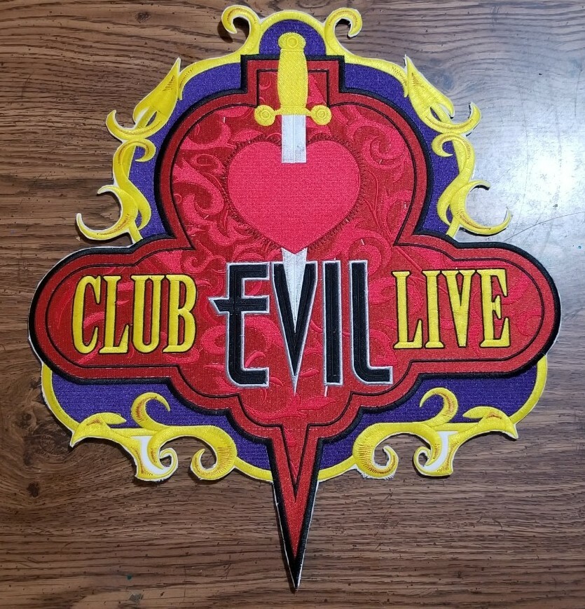Club Evil Live Embroidered Patch