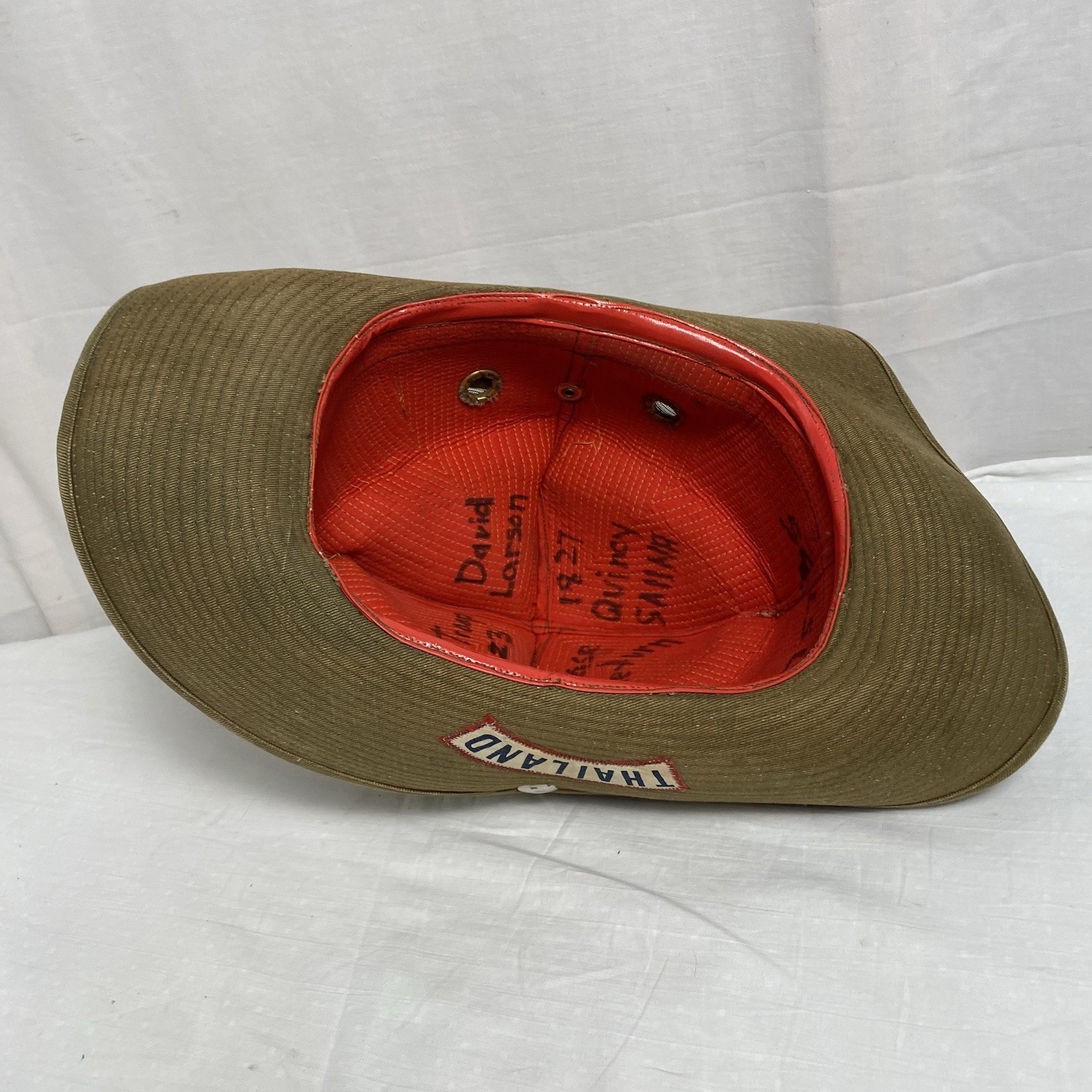 Vietnam War Era Thailand Air Force Base Cowboy Bush Boonie Hat With Provenance!