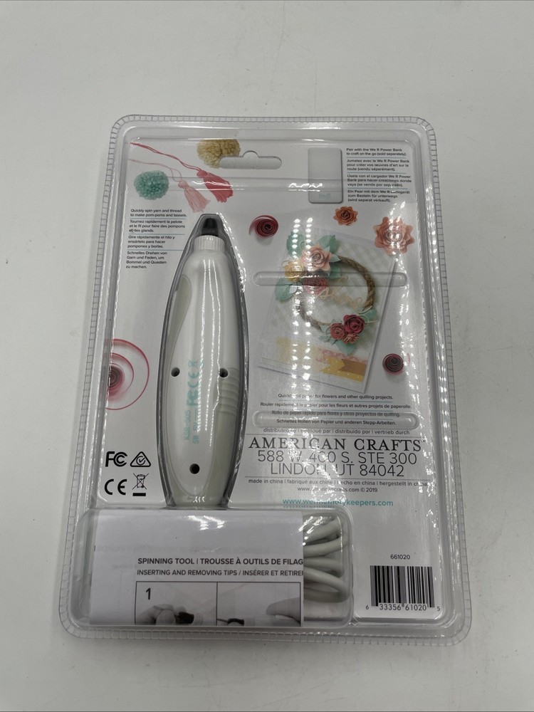 We R Memory Keepers Crafter's Essentials USB Spinning Tool Kit