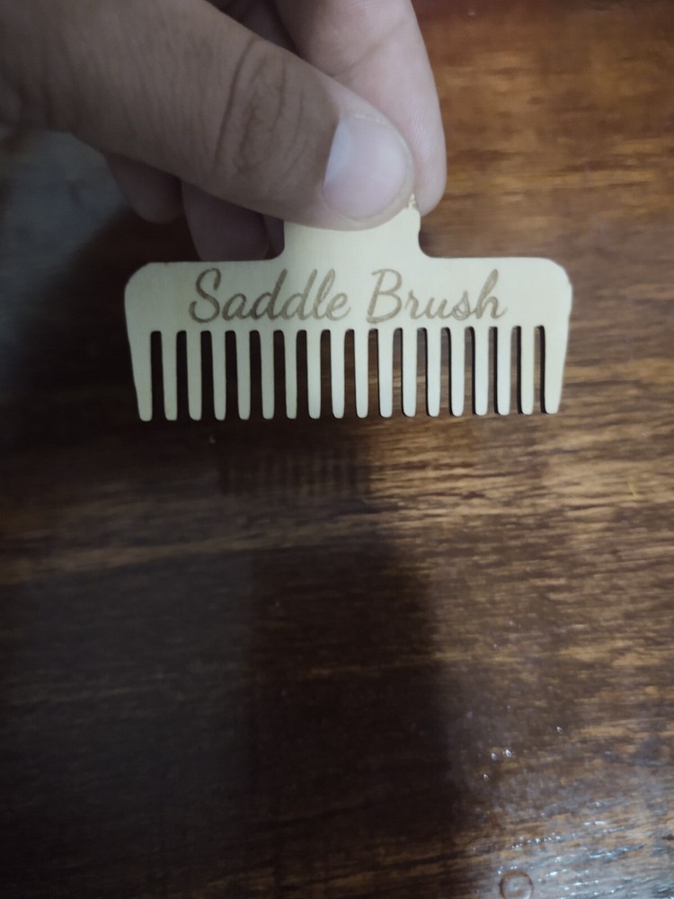 wooden beard comb