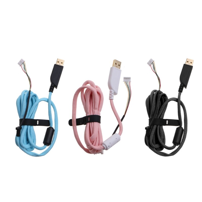 2M Replacement Mouse Cord Umbrella Rope String Nylon Braided Durable Mice Wire