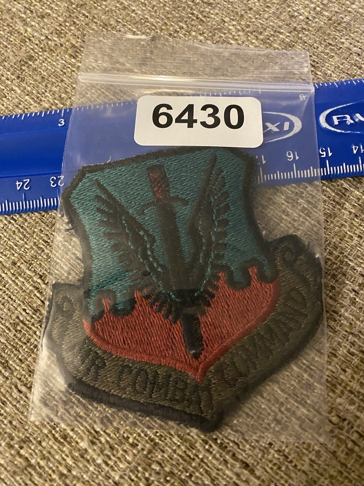US Air Force Air Combat Command Patch USAF INV6430