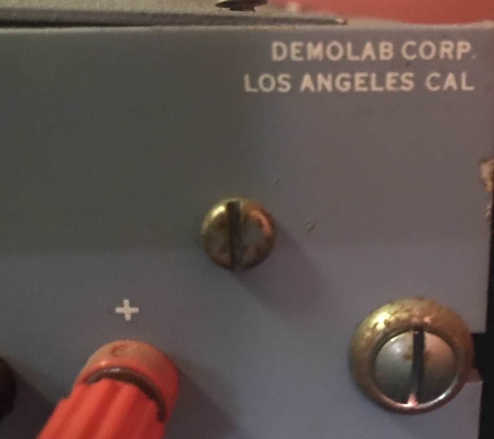 DEMOLAB CORP VOCA MODEL 101 PRECISION VOLTAGE CALIBRATOR