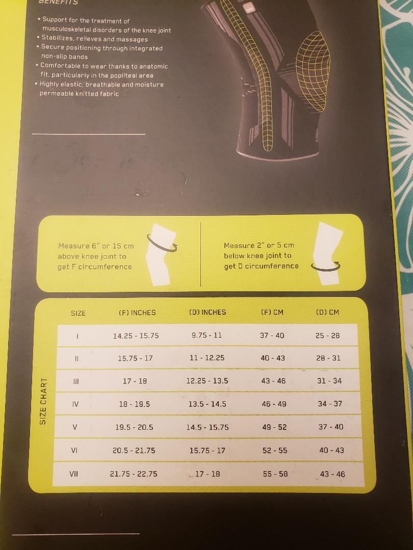 CEP UNISEX RxOrtho+ Knee Brace Black Pick Your Size Color Black