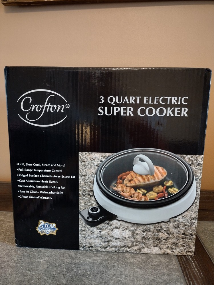 Crofton 3 Quart Electric Super Cooker