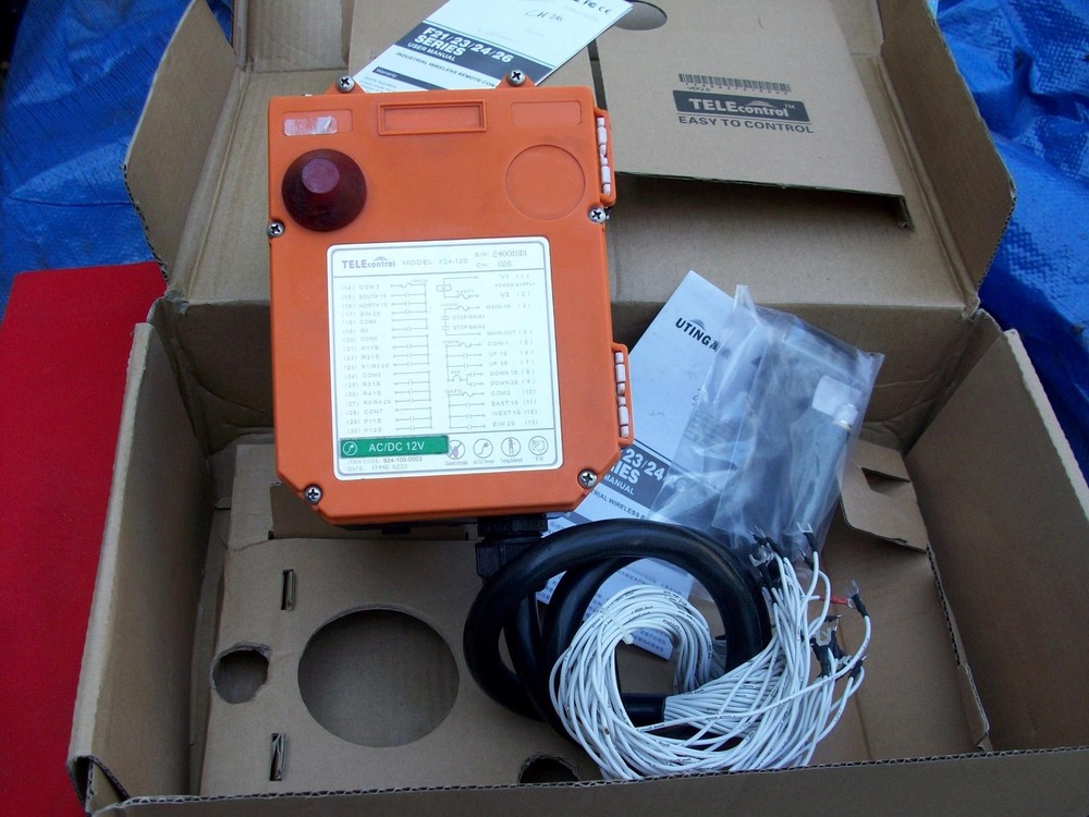 UTING TELECONTROL-MODEL F24-12D WIRELESS REMOTE HOIST CONTROL?
