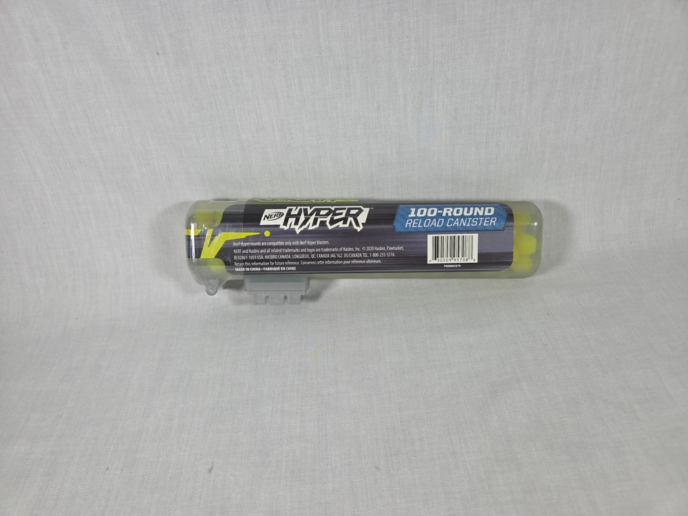 5 NERF Hyper 100-Round Refill Canister 100 Rounds, Sealed