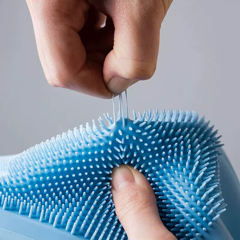 Blue Silicone Multi-Purpose Cleaning Gloves